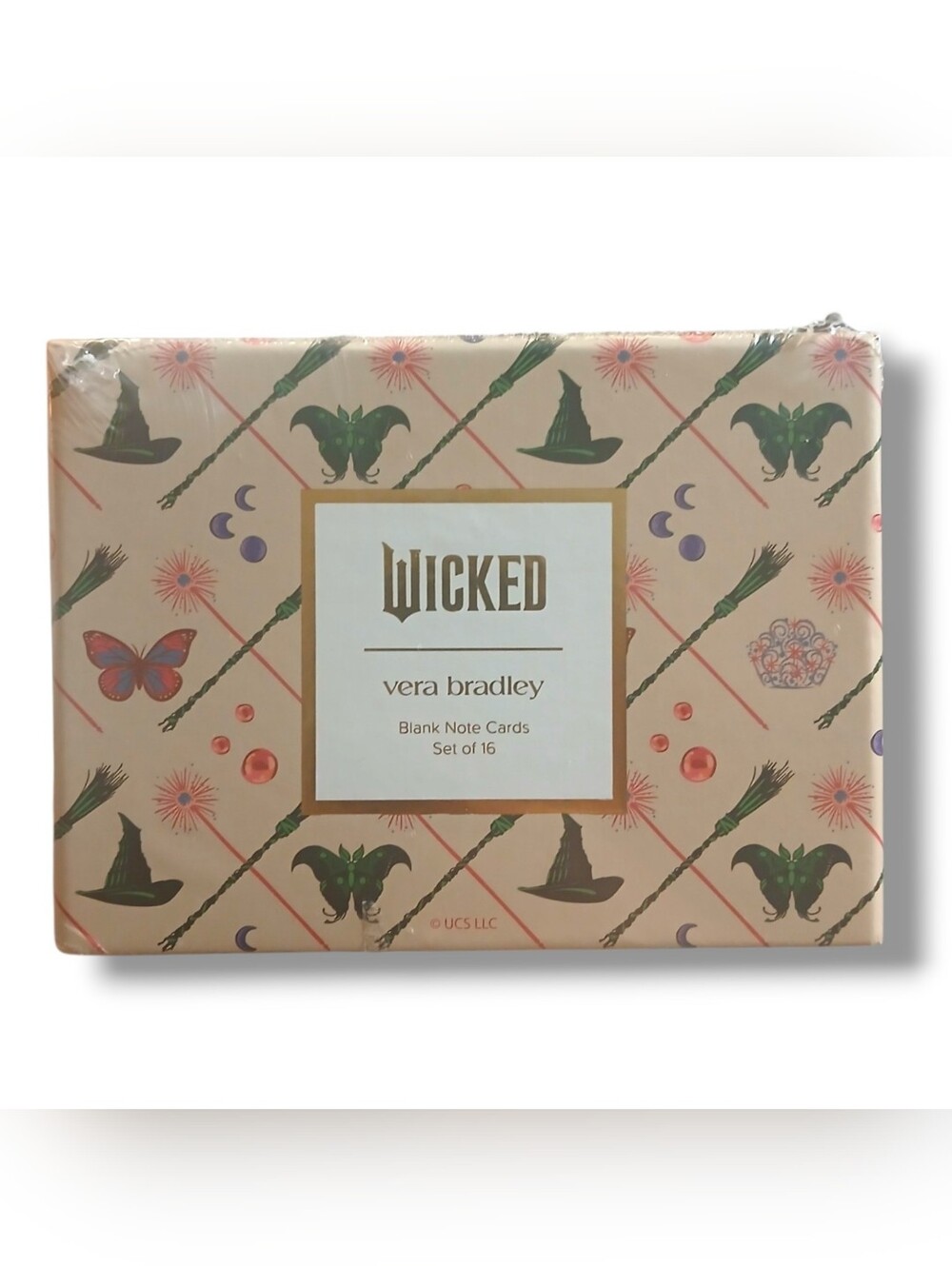 NEW Vera Bradley × Wicked Blank Cards Set